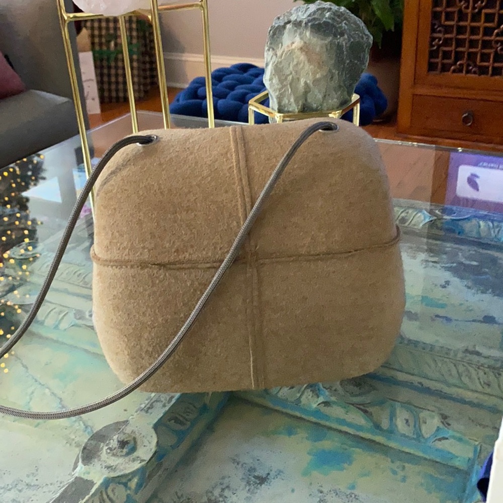 Chanel Millenium Hard Premier Ed Felt shoulder bag. 2005 premier collection.